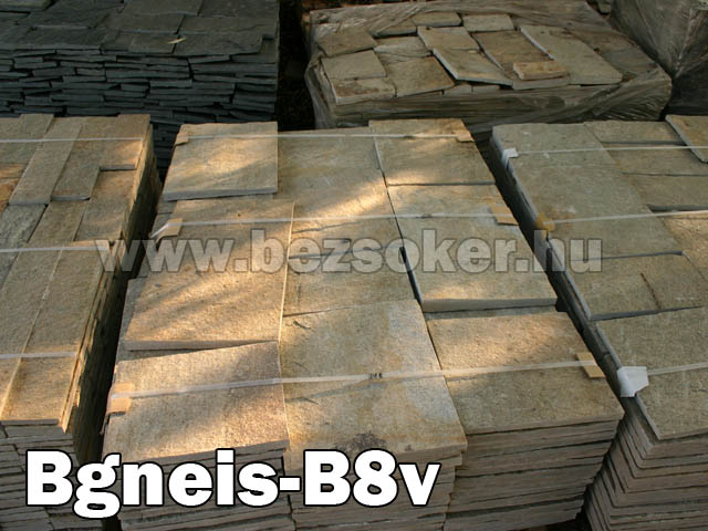 Bolgár gneis B8 vágott kő, beige